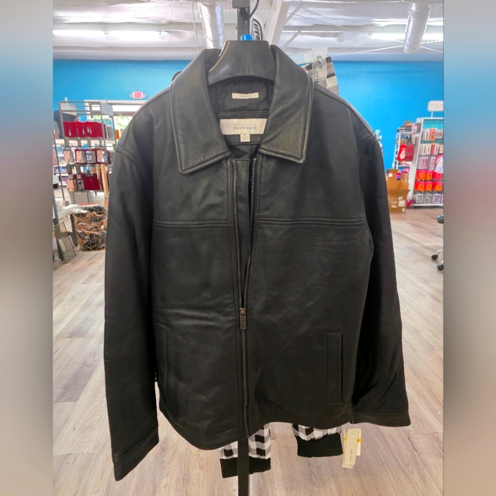 Perry Ellis Lambskin Jacket
